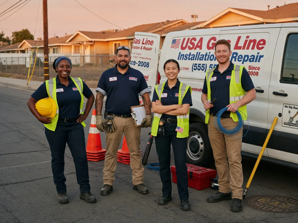 Gas Line Installation company in Piercy, CA
